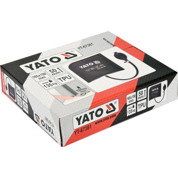 Подушка монтажна до 135 кг надувна YATO 165х150мм YT-67381