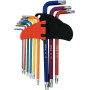 Набір ключів TORX TR T10-T50 Г-подібних двосторонніх YATO 9 шт. YT-05633