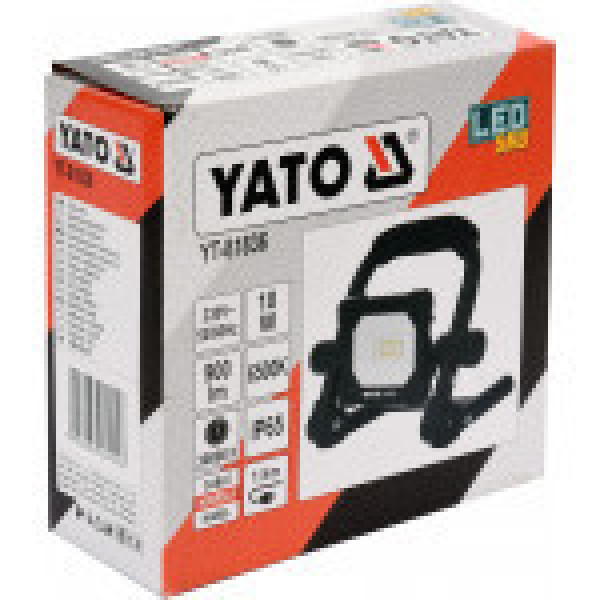 Прожектор переносной с SMD-диодным излучателем YATO 10Вт  900лм YT-81836