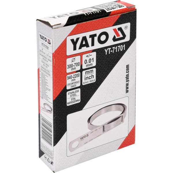 Циркометр для кола 940-2200мм і діаметра 300-700мм YATO YT-71701