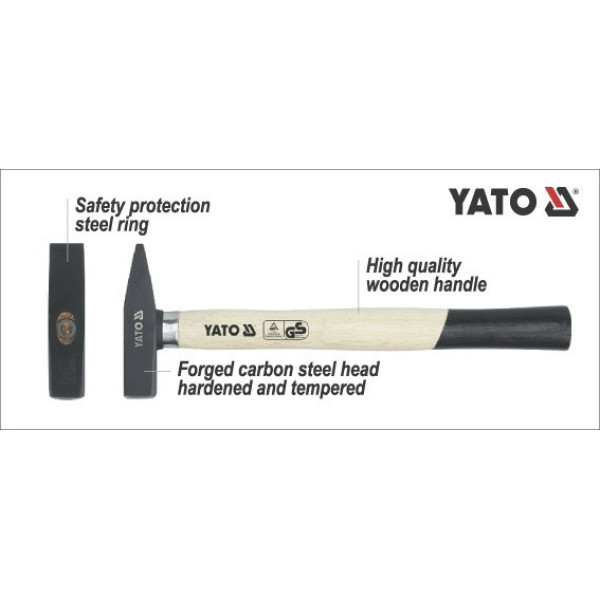 Молоток слюсарний 300 г YATO 300 мм YT-4503
