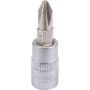 Головка торцевая 1/4" 37 мм с отверточной насадкой "Philips" РН2 YATO YT-04412