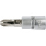 Головка торцевая 1/4" 37 мм с отверточной насадкой "Philips" РН3 YATO YT-04413