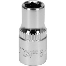 Головка торцевая шестигранная 1/4" М6 YATO 25мм YT-14123