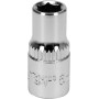 Головка торцевая шестигранная 1/4" М6 YATO 25мм YT-14123