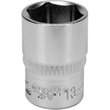 Головка торцевая шестигранная 1/4"  М13 YATO 25мм YT-14129