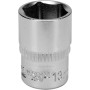 Головка торцевая шестигранная 1/4"  М13 YATO 25мм YT-14129