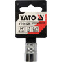 Головка торцевая шестигранная 1/4"  М13 YATO 25мм YT-14129