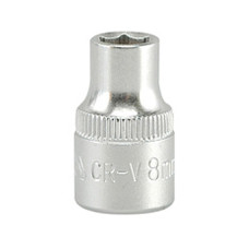 Головка торцевая шестигранная 3/8" 8мм YATO  короткая 28мм YT-3803
