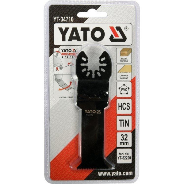 Полотно-насадка пиляльне для реноватора YT-82220 YATO 32х120мм YT-34710