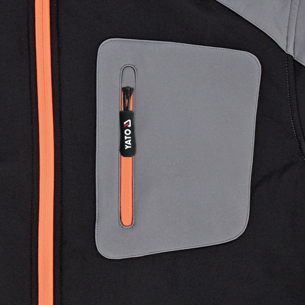 Куртка робоча SOFTSHELL сіро-чорна YATO розмір S - XXXL в асортименті YT-79530