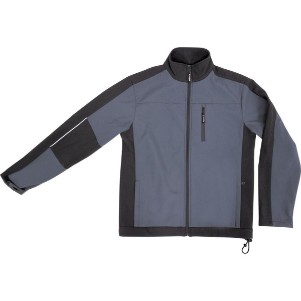 Куртка робоча SOFTSHELL чорно-темносіра YATO розмір S — XXXL в асортименті YT-79540