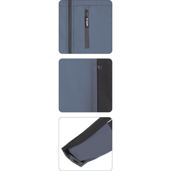 Куртка робоча SOFTSHELL чорно-темносіра YATO розмір S — XXXL в асортименті YT-79540