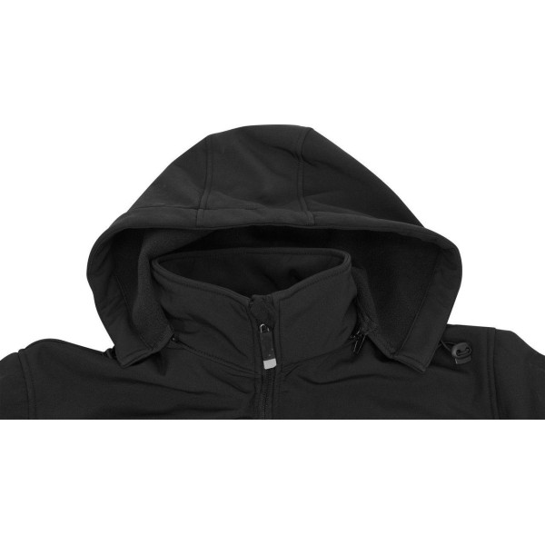 Куртка робоча SOFTSHELL чорна зі знімним капюшоном YATO розміри S - XXXL YT-79550