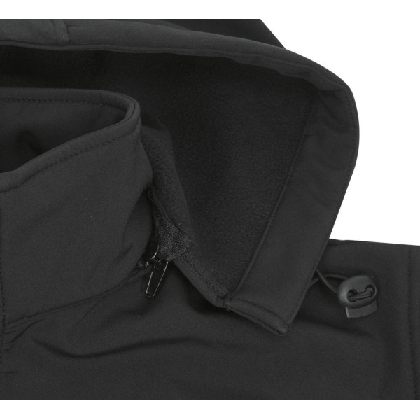 Куртка робоча SOFTSHELL чорна зі знімним капюшоном YATO розміри S - XXXL YT-79550