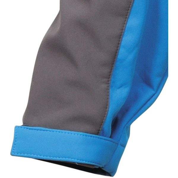 Куртка робоча SOFTSHELL сіро-блакитна зі знімним капюшоном YATO розміри S - XXXL YT-79560