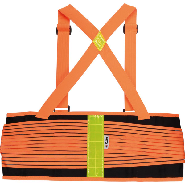 Пояс для поддержки спины XL / XXL эластичный YATO оранжевый YT-74241
