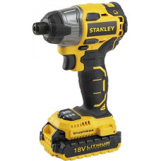 Акумуляторний безщітковий імпульсний шуруповерт STANLEY Li-Ion 2Ач 160Нм SBI201D2K
