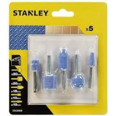 Набор абразивных шлифовальных  насадок для дрели STANLEY 5шт. STA30000-XJ