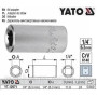 Перехідник для біт квадрат1/4" — HEX1/4" YATO 24 мм YT-12971