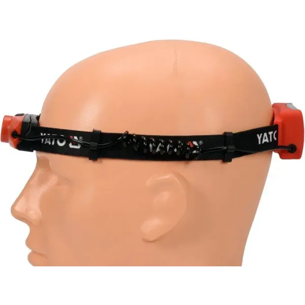 Фонарик налобный  YATO 500лм 70м  3хAAA YT-08595