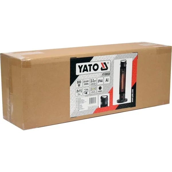 Нагрівач інфрачервоний переносний YATO 230 В 800 Вт із пультом YT-99520