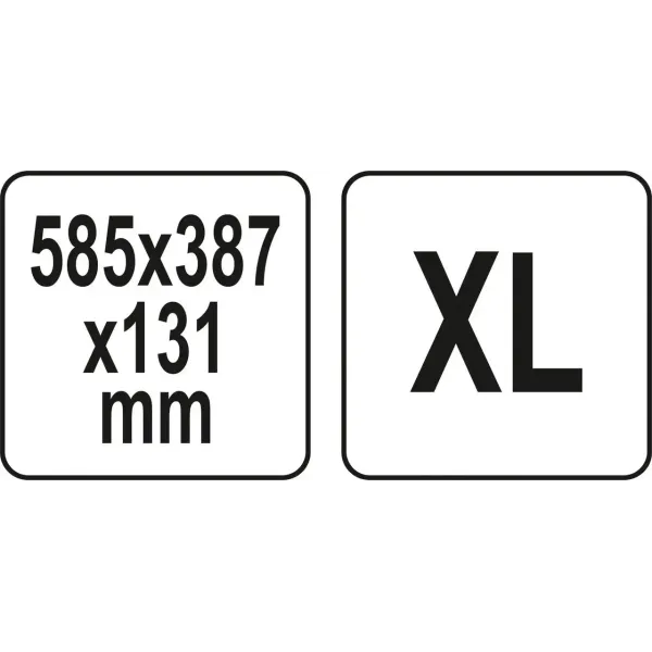 Органайзер системний 12 знімних контейнерів YATO 585х387х131мм YT-09180