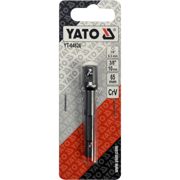 Держатель адаптер торцевых головок YATO 1/2" 70мм YT-04627