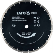 Диск алмазный сегментный по бетону YATO 400х25.4мм YT-60004