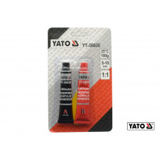 Двухкомпонентный акриловый клей по 10г YATO  5-10мин YT-36830