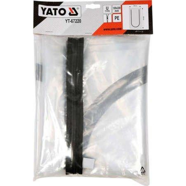 Пленка пылезащитная для дверных/оконных проемов 217х117см YATO  тип "U" отверстие 180х60см YT-67220