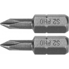 Насадка отверточная "Phillips" PH0х25мм HEX 1/4" YATO 2шт. YT-77870