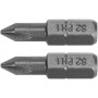 Насадка отверточная "Phillips" PH1 HEX 1/4" 2шт YATO 25мм / 50мм YT-77871