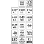 Мультиметр цифровий TRUE RMS з РК-дисплеєм YATO LCD 6000 YT-73096