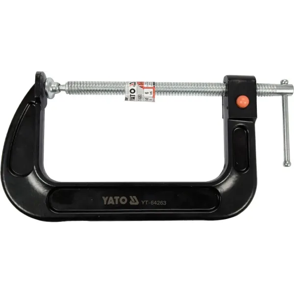Струбцина з гвинтовим затискачем тип C YATO 150х85мм YT-64263