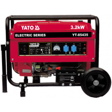 Генератор тока бензиновый YATO 3.2кВт  расход 1.45л/час  бак 15л YT-85435