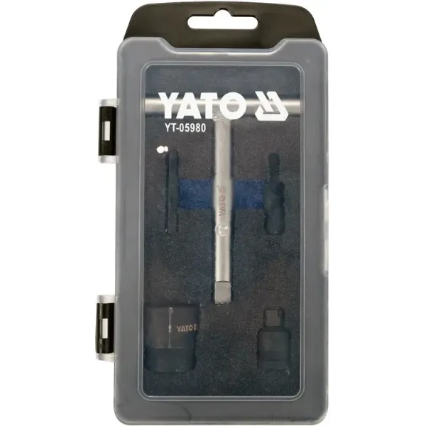 Набір ключів для пластикових масляних пробок 3/8" YATO 5 передм YT-05980