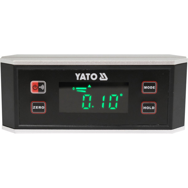 Уровень электронный алюминиевый с дисплеем YATO 150мм магнитный YT-30395