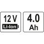 Аккумулятор YATO Li-Ion 12В 4Aгод  YT-82910 YT-82910