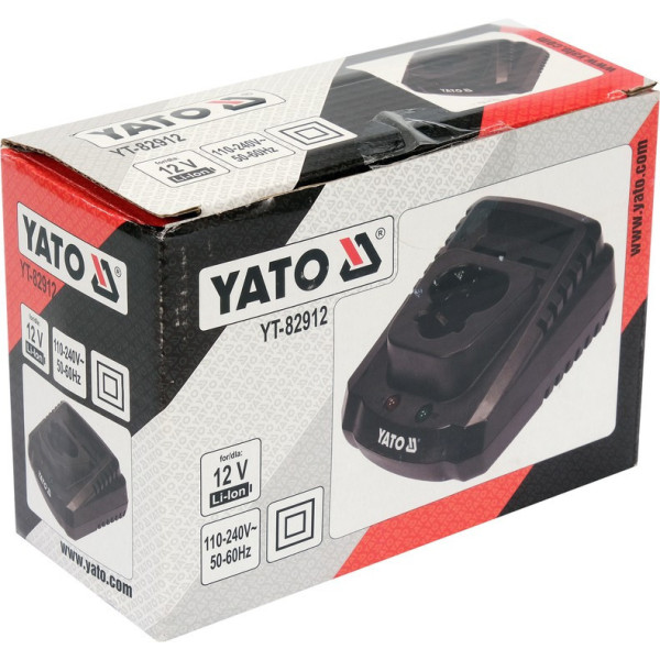 Зарядний пристрій для акумуляторів 12 В YATO від мережі 230 В YT-82912