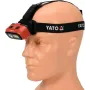 Ліхтар налобний акумуляторний YATO Li-Ion 3,7 В 800лм 2200маг з датчиком руху YT-08594