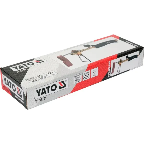 Паяльник газовий для покрівельних робіт YATO зі шлангом 1,5 м YT-36701