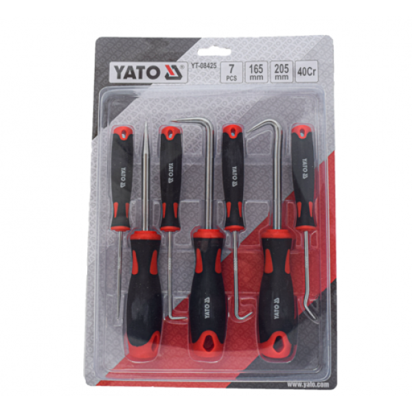 Набір гачків різної форми YATO 7 р. YT-08425