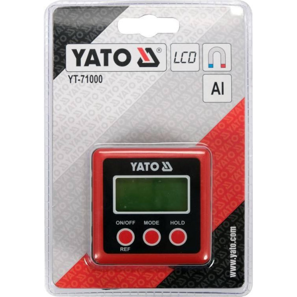 Кутомір електронний YATO діапазон 4х 0-90° YT-71000