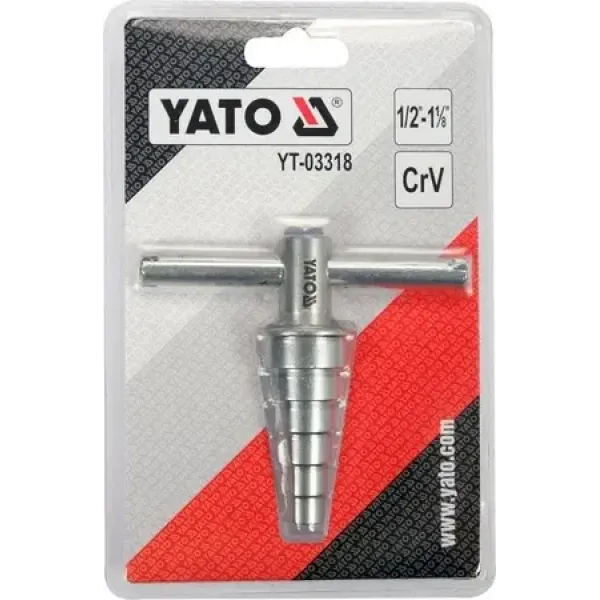 Ключ-калибратор с воротком для развальцовки труб 1/2" - 1⅛" YATO YT-03318