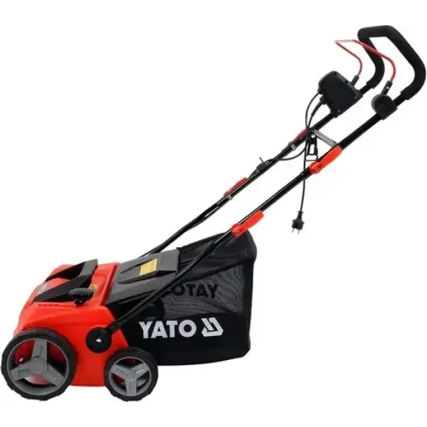 Аератор ґрунту електричний YATO 1800 Вт зона оброблення 380х12мм  YT-84840 YT-84840