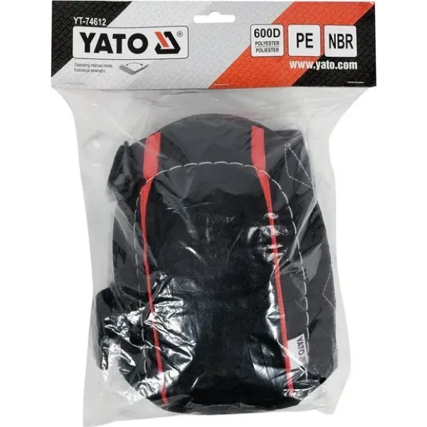 Наколінники захисні з поліетиленовими накладками YATO YT-74612