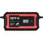 Зарядное устройство с LCD дисплеем YATO для аккумуляторов 6В-2А 12В-10А макс. 240Aчас YT-83002