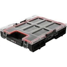 Органайзер із 6 знімними контейнерами YATO 263х363х77мм YT-09182