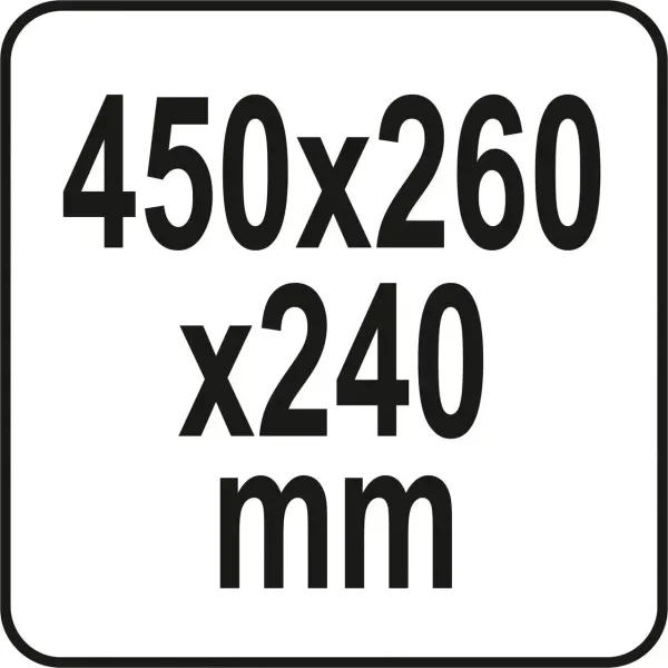 Ящик для инструментов модульный YATO 450х260х240мм YT-09183